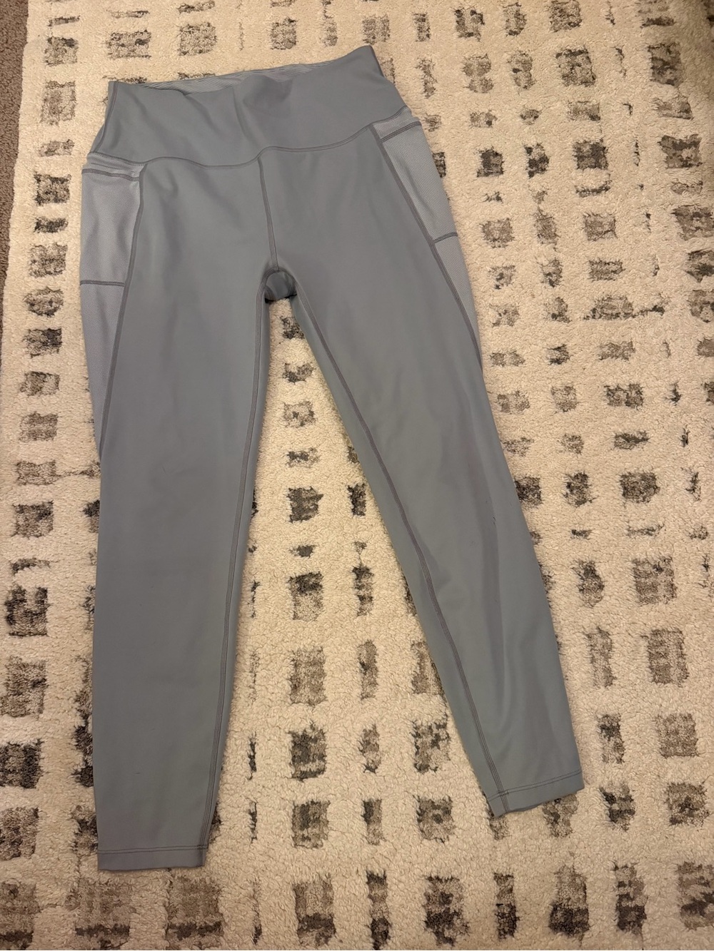 Southern Tide Melana Gray High Waisted Active Pocket Leggings Size L